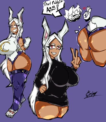 Mirko x Deku comic porn sex 7