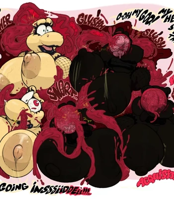 Goth Koopa Vs Red Goo comic porn sex 4
