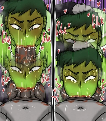 Raven x Beast Femboy comic porn sex 6