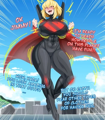 Porn Comics - Kara And The Earthling Customs