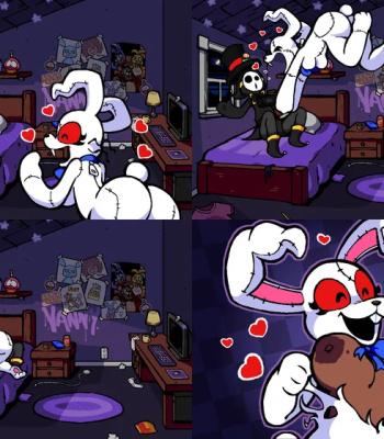 Porn Comics - Vanny After Each Encounter With The Night Guard’s Salvage