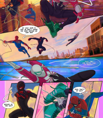 Peter x Miles x R63!Gwen comic porn sex 2