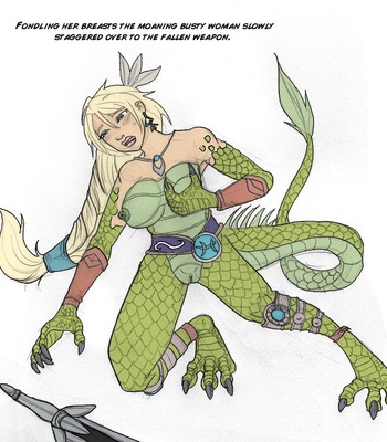 Lizardwoman Sophitia comic porn sex 8