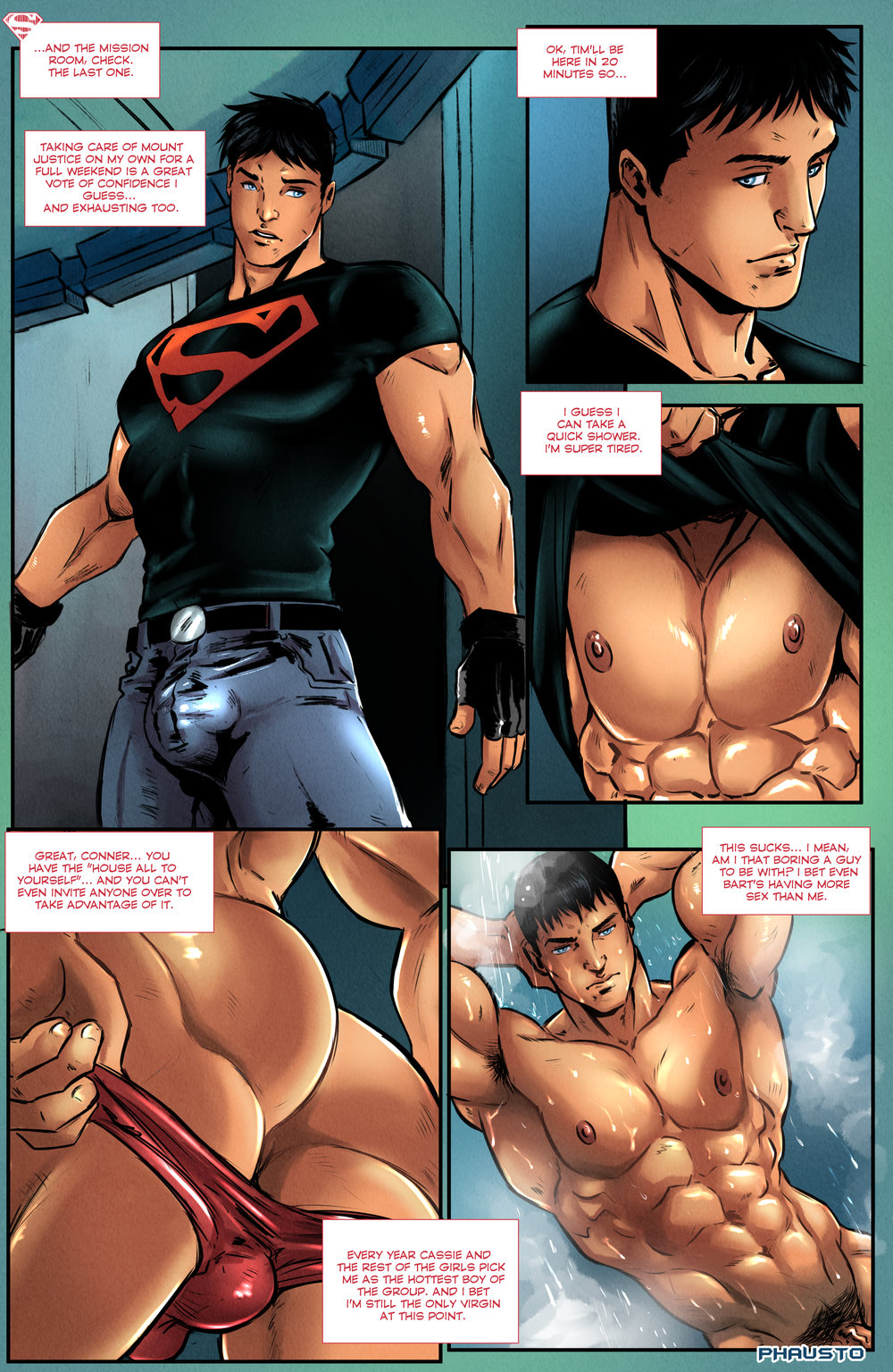 Superboy gay porn