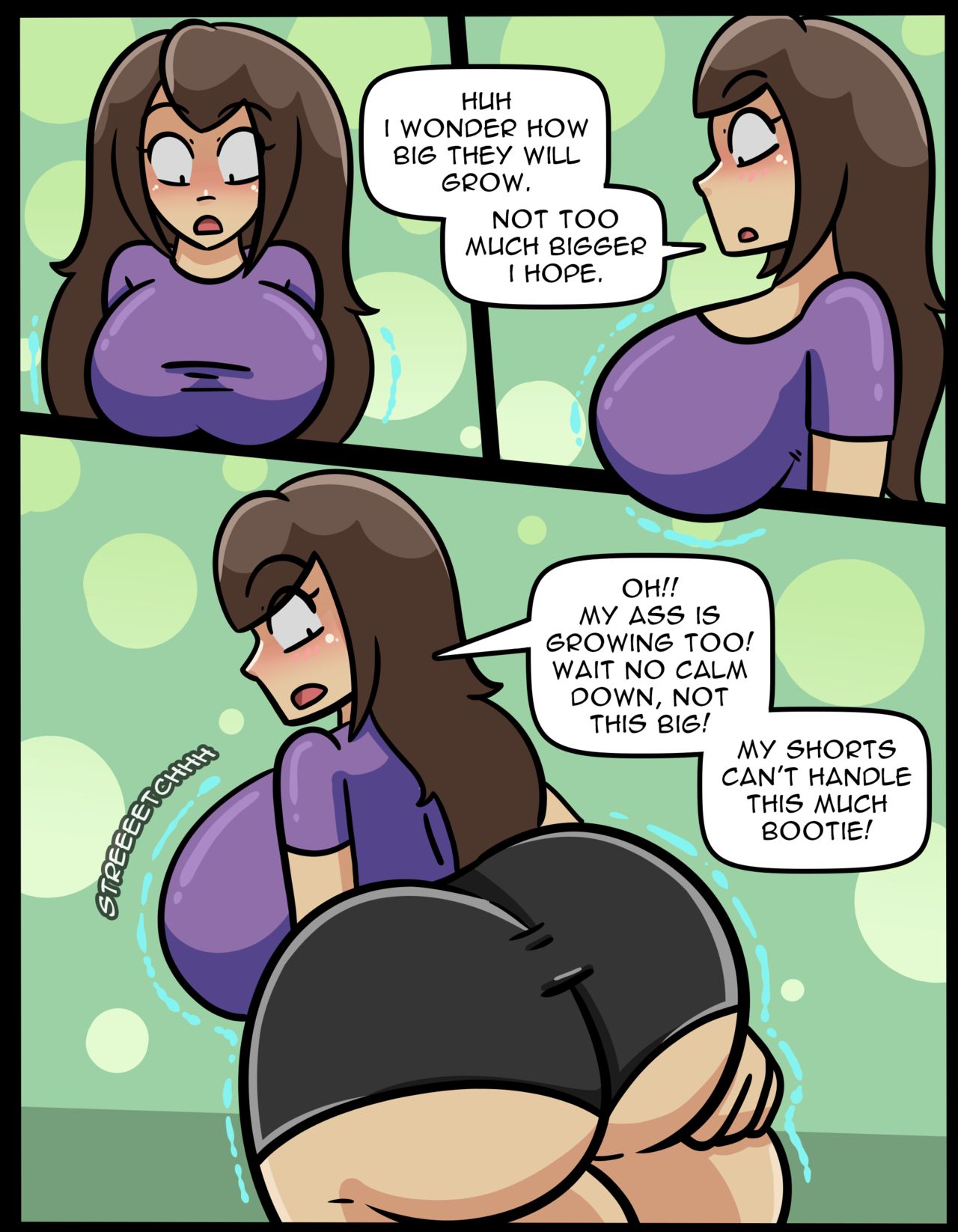 Breasts expansion comics