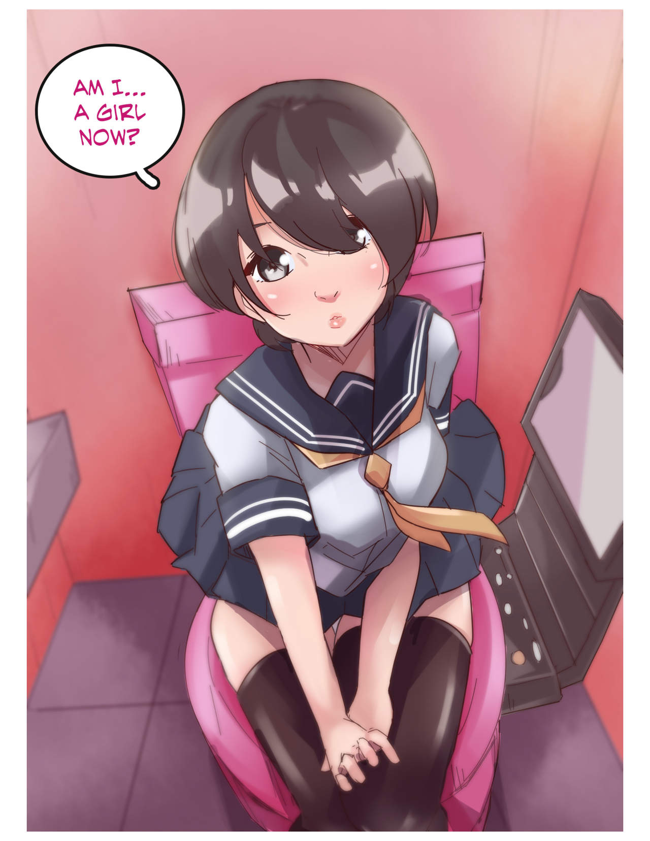 Forced Toilet Hentai - Girl's Toilet comic porn - HD Porn Comics