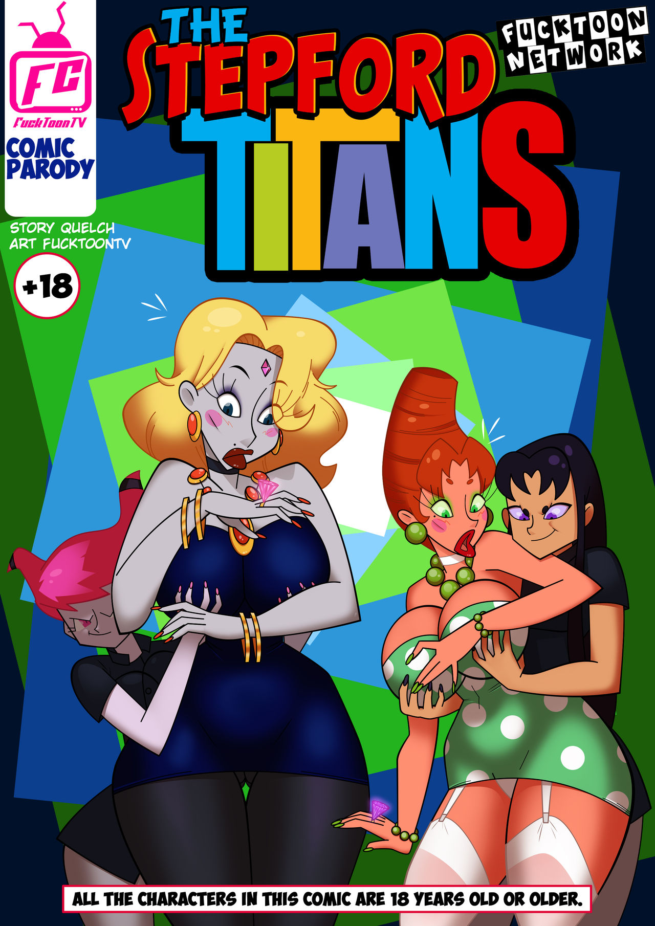 The Stepford Titans comic porn image
