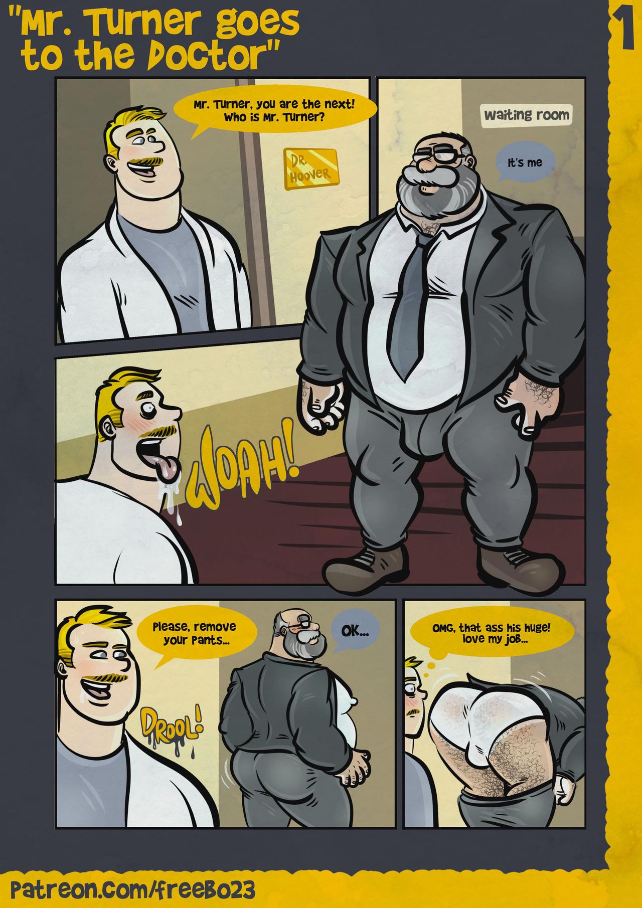 Mr Turner Goes To The Doctor comic porn - HD Porn Comics