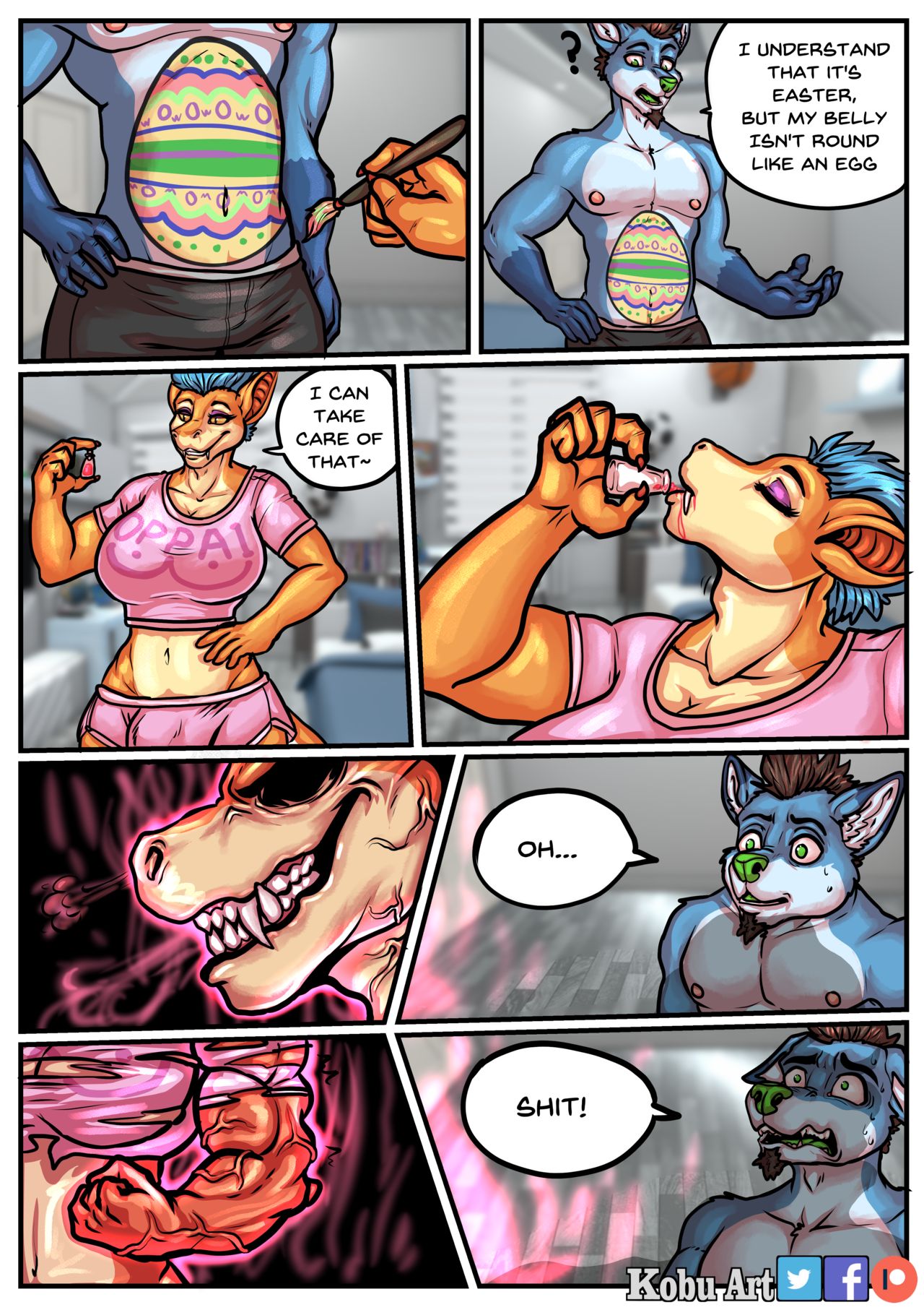 Furry easter bunny porn comic