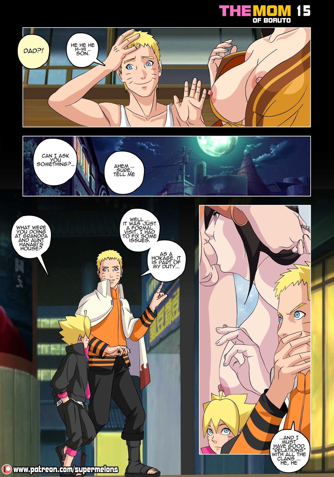Naruto and boruto porn comics