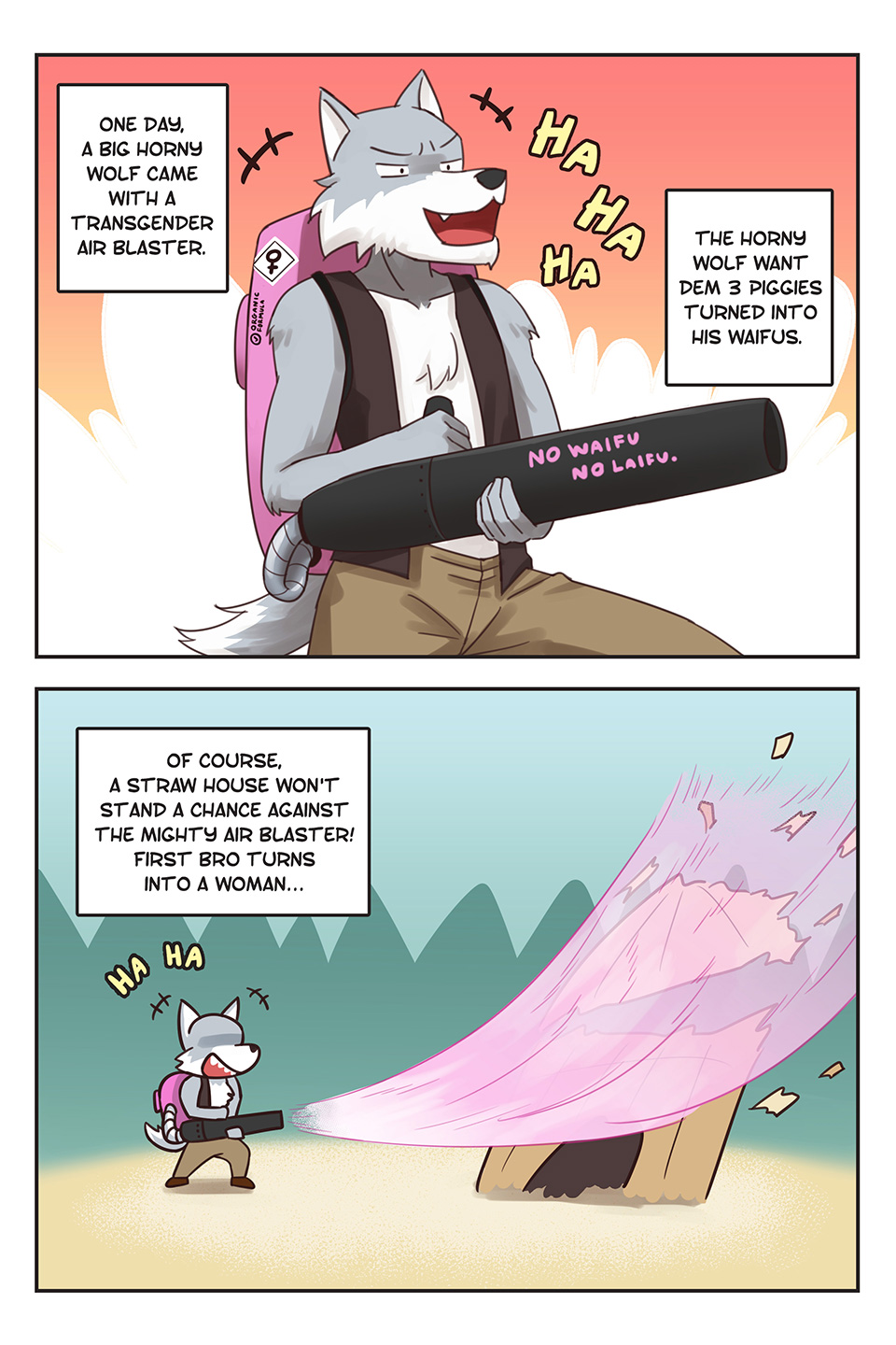 3 little pigs comic