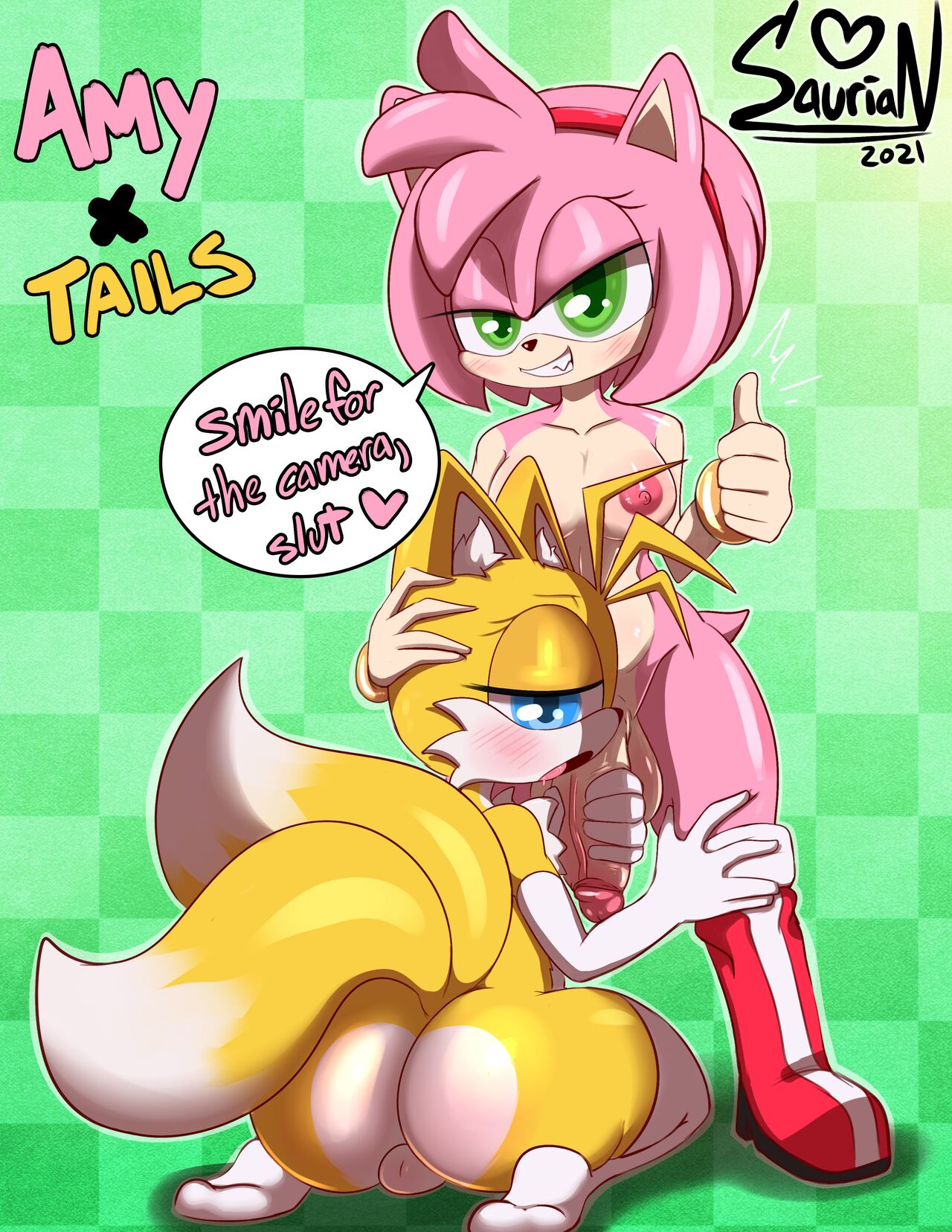 Tails x amy porn comics