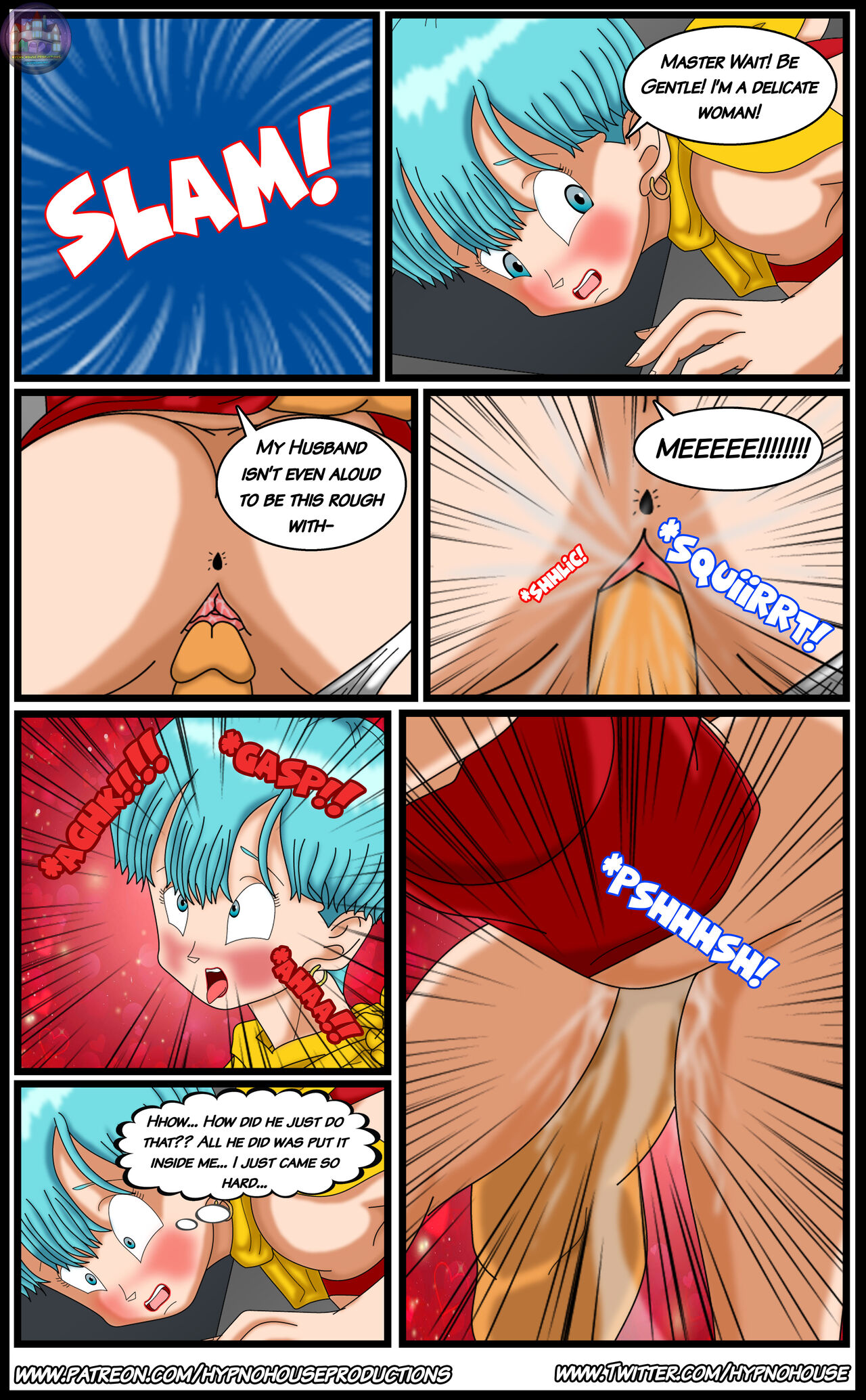 Android 18 And Bulma Lesbian Hentai - Double Feature - Android 18 & Bulma is Yours! comic porn - HD Porn Comics