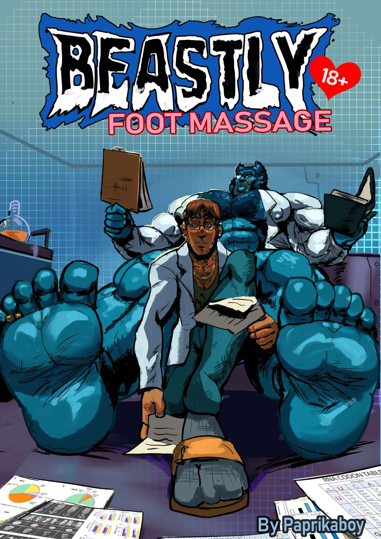 Beastly Foot Massage comic porn - HD Porn Comics