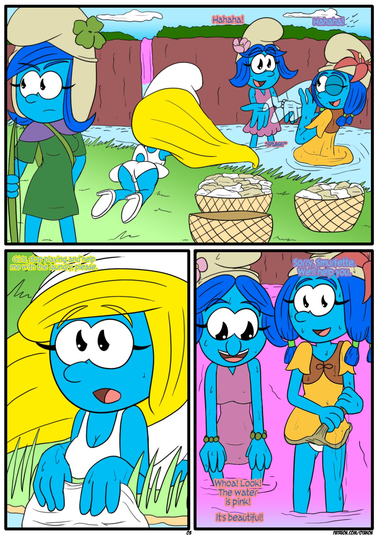 Smurfs porn comics