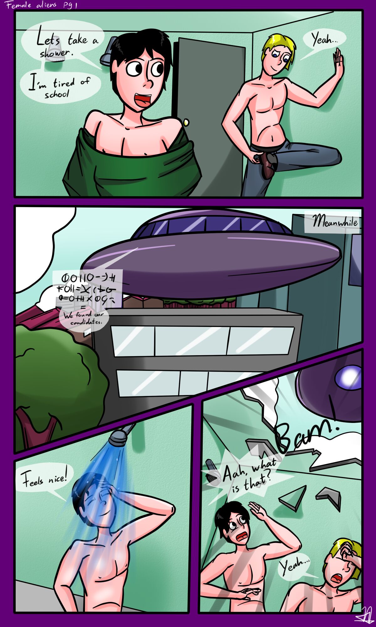 Alien girl comic xxx