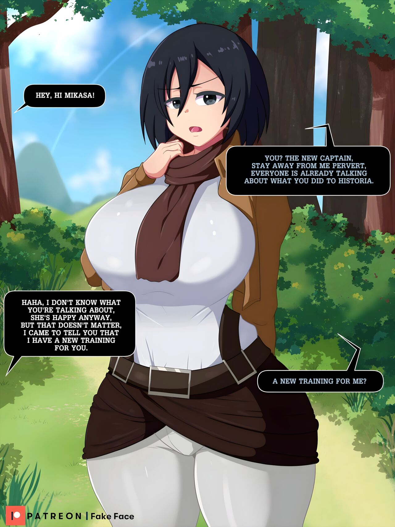Mikasa naked comic