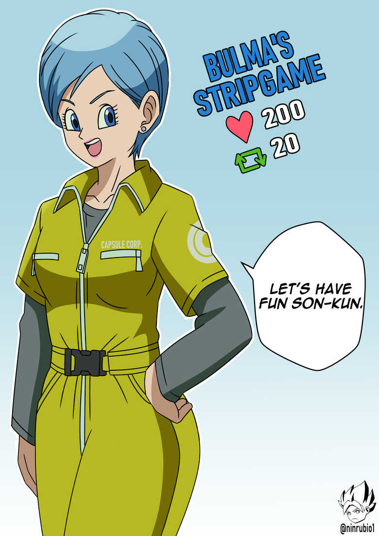 Bulma's strip game