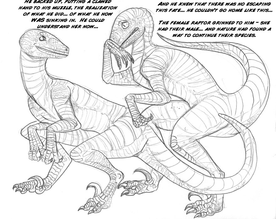 Jurassic World Raptor Porn - Velociraptor TF comic porn | HD Porn Comics